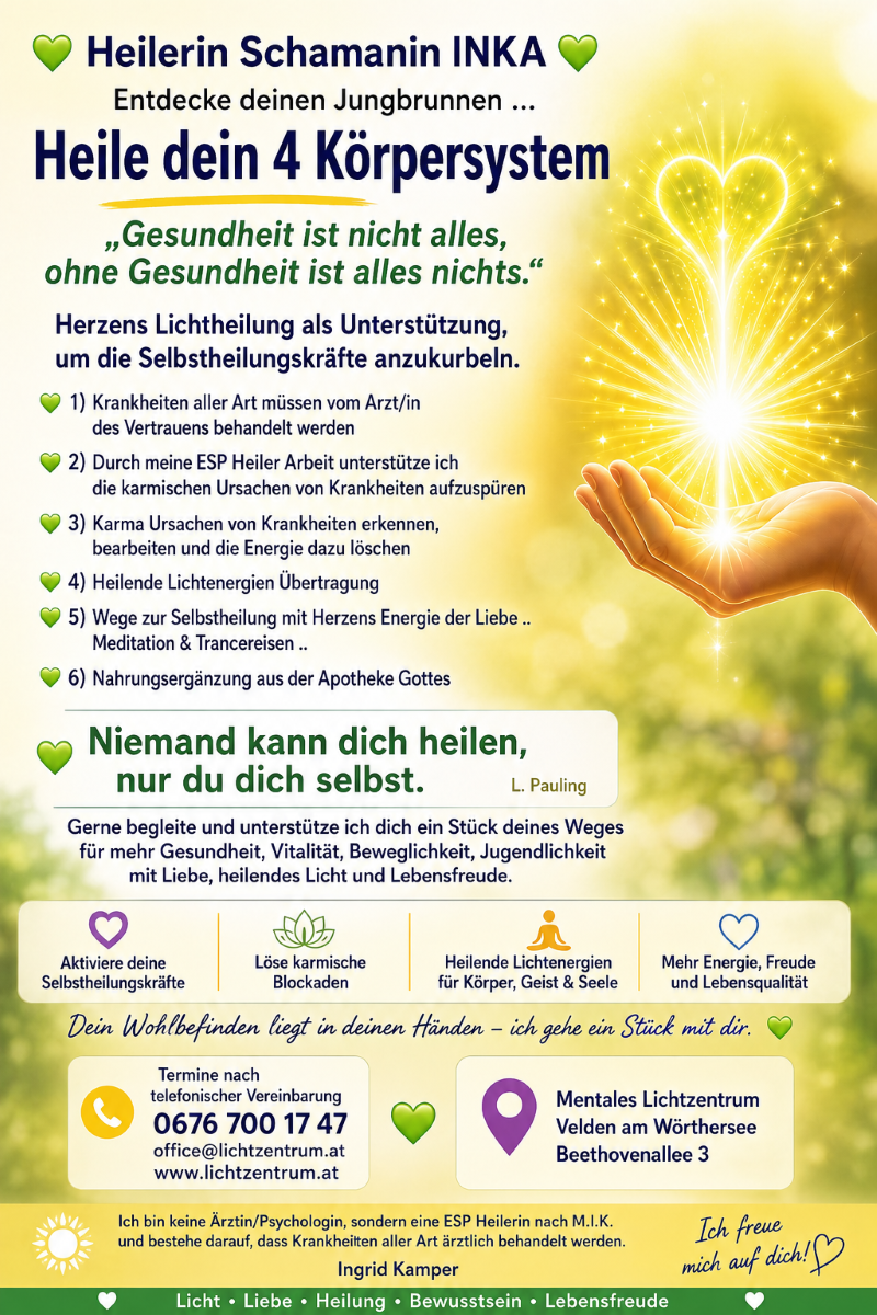 Heilerplakat grün